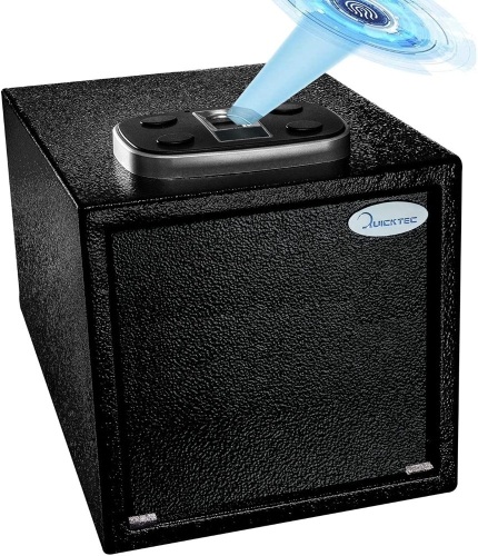 Biometric Pistol Safe with Auto-Open Lid and Digital Keypad - Lot 156