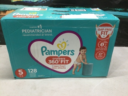 Pampers Cruisers 360 Fit Baby Diapers, 128 ct  - Lot 915