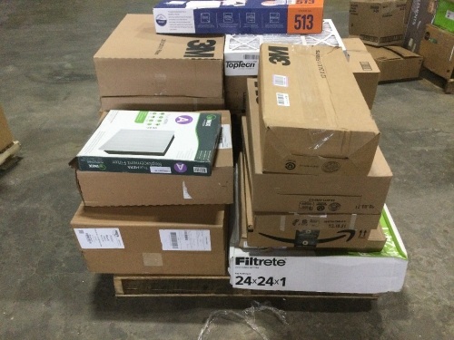 Pallet of Miscellaneous Air Filters  - Lot 173