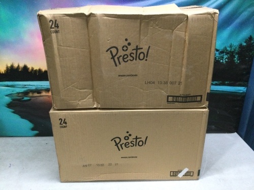 Lot of (2) Presto! Ultra Soft Toilet Paper, 24 Rolls  - Lot 949