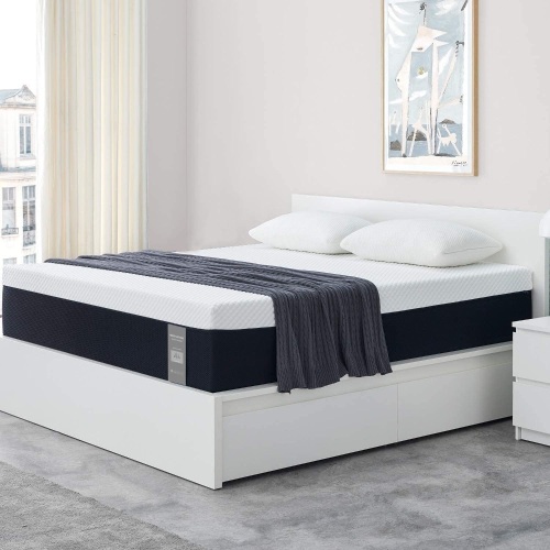 Iyee Nature 14" Cooling-Gel Memory Foam Mattress - Lot 77
