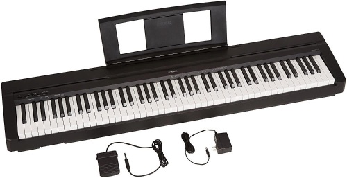 YAMAHA 88-Key Weighted Action Digital Piano with Sustain Pedal and Power Supply  - Lot 57