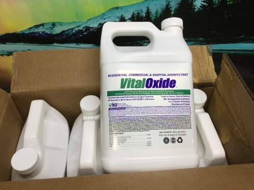 Case of (4) Vital Oxide Disinfectant, 1 Gallon Bottles - Lot 1085