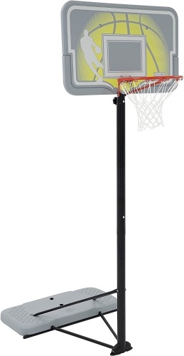 Lifetime Full-Size Height Adjustable Portable Basketball Hoop, 44-Inch Impact Backboard  - Lot 47