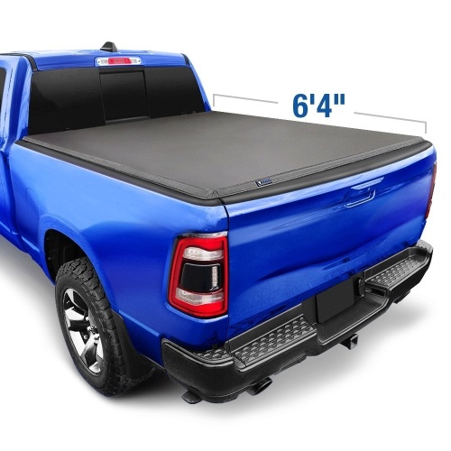 TYGER T3 Soft Tri-Fold Bed Cover Fits '19-21 Ram 1500 w/out Ram Box, 6'4" Bed - Lot 49