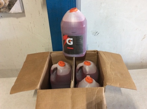 Case of (4) Gatorade Thirst Quencher Instant Concentrate, Fruit Punch, 1 Gal - Lot 354