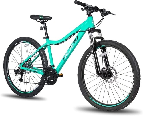 Hiland 26" Women's Mountain Bike Aluminum Frame 24 Speed with Dual Disc Brake Lock-Out Suspension Fork  - Lot 45