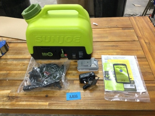 5.3gal Portable Spray Washer - Lot 3831