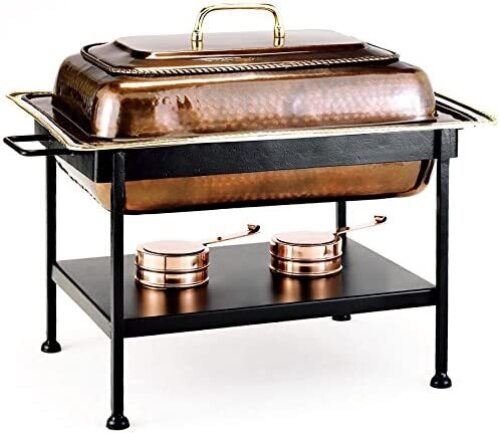 De La Cuisine 8-Quart Copper Chafing Dish - Lot 3848