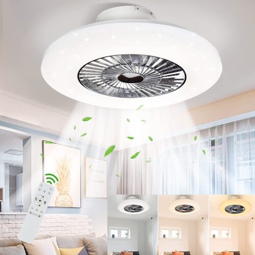 Remote Ceiling Fan with Light Kit-40W - Lot 3853