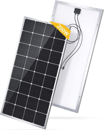 BougeRV 9BB Cell 200 Watts Mono Solar Panel - Lot 3859