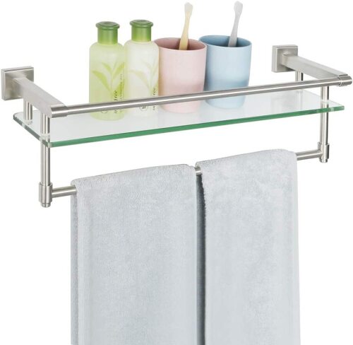 Alise Bathroom Shelves Glass Shelf Shower - Lot 3863