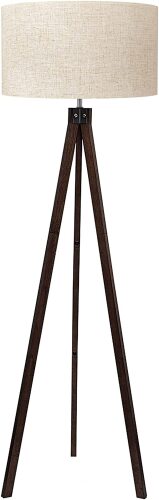 LEPOWER Wood Tripod Floor Lamp - Lot 3882