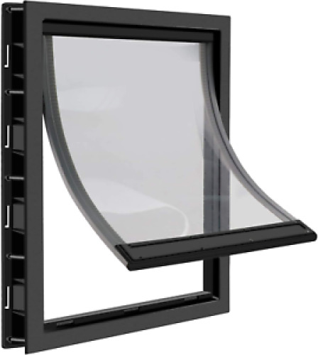 CEESC Pet Door w/ Soft Transparent Magnetic Flap and Snap-In Closing Panel - Lot 3884