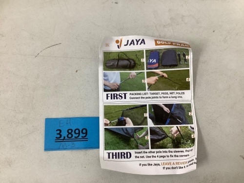 JAYA Golf Hitting Net - Lot 3899