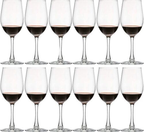 Red Wine Glasses 12-Pack - Lot 3929