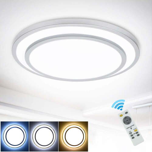 Depuley 20-inch 48W Dimmable LED Flush Mount Ceiling Light - Lot 3935
