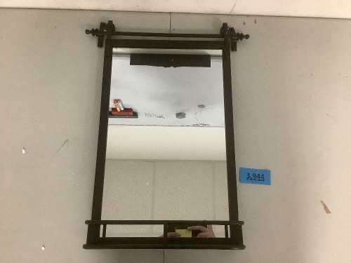Mirror w/ Shelf - Lot 3944
