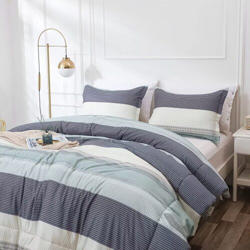 Anyfun Sage Green King Size Comforter Set - Lot 3949