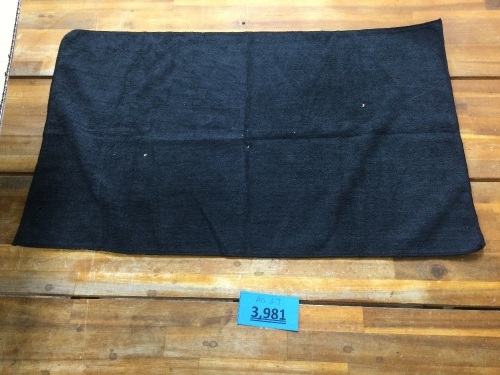 Black Microfiber Rags (Pack of 48) - Lot 3981