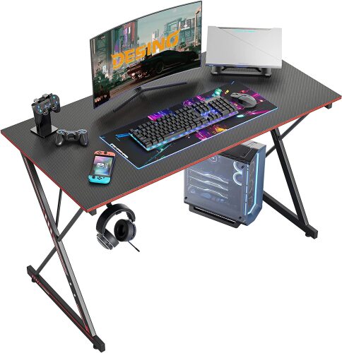 DESINO Gaming Desk, PC Computer Desk - Lot 3996