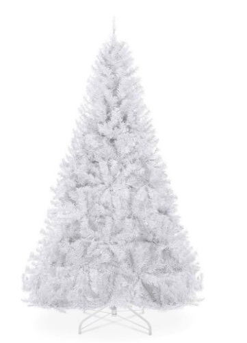 White Unlit Pine Artificial Chirstmas Tree - Lot 4010