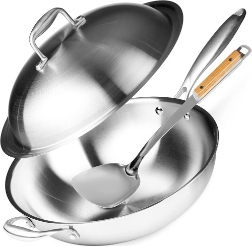 Willow & Everett Wok Pan w/ Spatula - Lot 4025