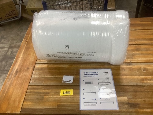 3" Memory Foam Mattress Topper - Queen - Lot 3684