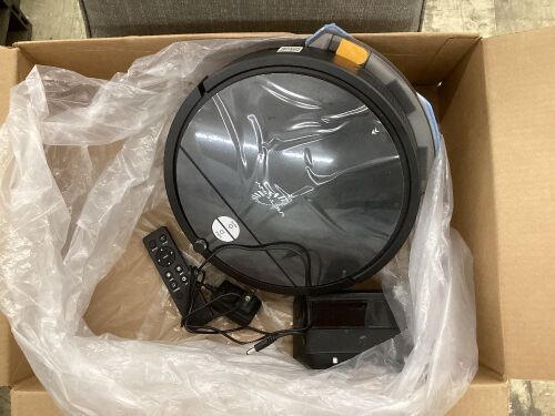 Robotic Vacuum Cleaner with 360° Smart Sensor Protection, 2600mAh, 100mins Run Time, Super-Thin, 6 Clean Modes, Self-Charging - Lot 303