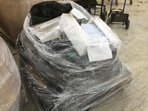 Pallet of Salvage Grow Tent Pieces - Items May Be Broken or Incomplete - Lot 400