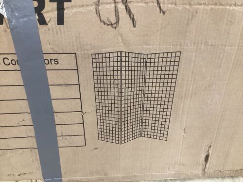 2' x 6' Gridwall Panel with Joining Clip Connectors, 3 Pack  - Lot 251