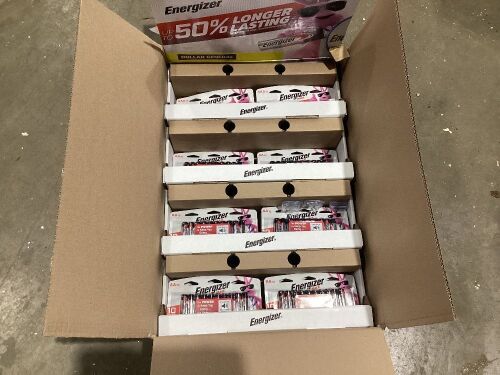 Case of Energizer Max Batteries, (10) AAA & (22) AA Packs  - Lot 178