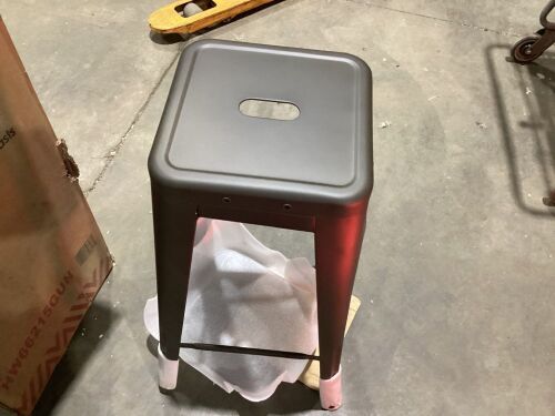 Metal Industrial Bar Stools, Set of 4  - Lot 184