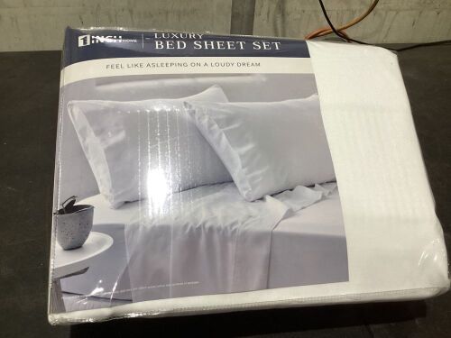 Lot of (2) Luxury 4 Piece King Sheet Set  - Lot 320