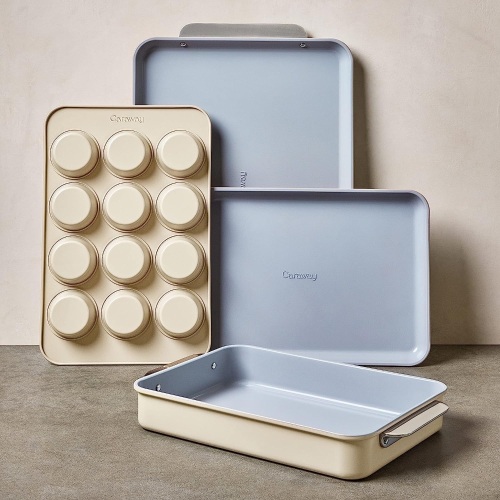 Caraway Nonstick Ceramic Bakeware Set (5 Pieces) - Lot 52