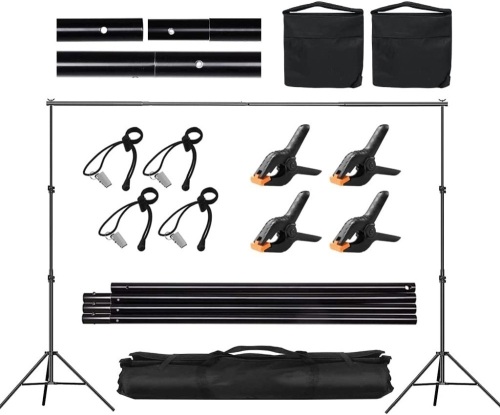 6.5x10ft Adjustable Photo Backdrop Stand - Lot 74