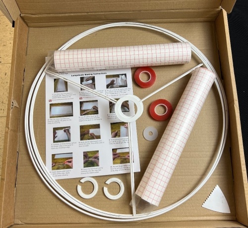 18" Inch Shallow Drum Lampshade Making Kit, 2 pk - Lot 110