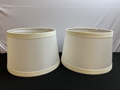 Set of 2 - 12" Lampshades - Lot 145