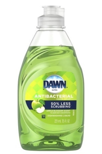 Case of 12 Dawn Ultra Antibacterial Liquid Dish Soap, 7.5oz Apple Blossom - Lot 218
