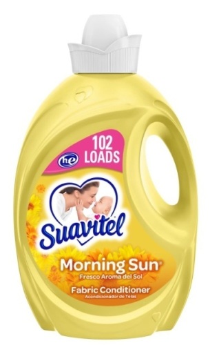 Case of 3 Suavitel Liquid Fabric Softener, Morning Sun, 120 oz - Lot 220