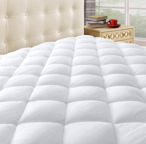 Taupiri King Quilted Mattress Pad Cover with Deep Pockets - Lot 223