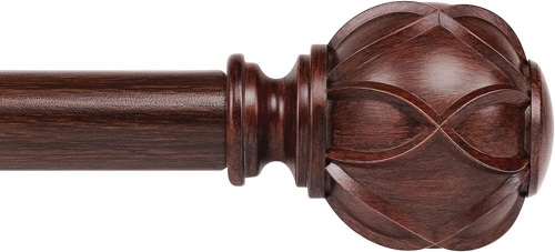 KAMANINA 1" Telescoping Single Curtain Rod 72 to 144 Inches - Lot 278