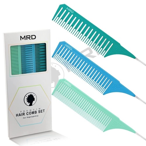 Professional Weaving Styling Rat Tail Comb Set - Lot 342
