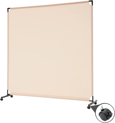 6FT Single Panel Rolling Room Divider - Lot 383