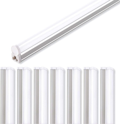 Pack of 8 Barrina LED T5 Integrated Single Fixture Lights, 4FT - Lot 456