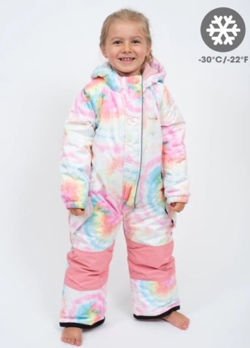 Therm Snowrider Snowsuit, Rainbow Tie Dye, Waterproof/ Windproof, 2T - Lot 211