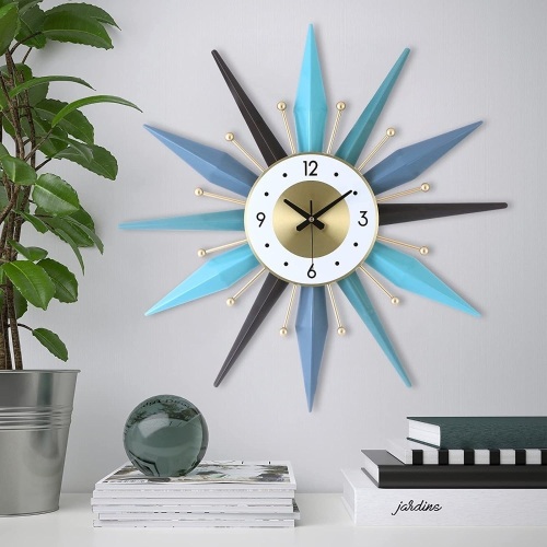 Metal Mid Century Wall Clock 23 Inch - Lot 478