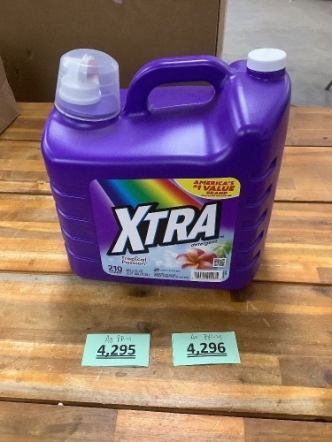 XTRA Laundry Detergent 2.21gal - Lot 4295