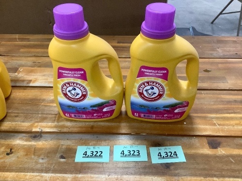2 Arm&Hammer Laundry Detergent - Lot 4324