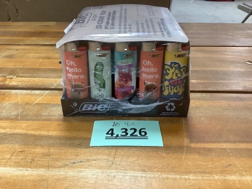 Box of 50 BIC Lighters - Lot 4326